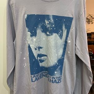 Taylor Swift Midnights ring spun Cotton Tee Lavender size medium